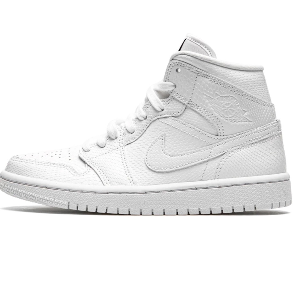 Women's Air Jordan 1 Mid SnakeSkin - Picture 2 of 6